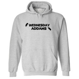 Addams Funny Family Wednesday Outcast Mysterious Series Unisex Kids and Adults Pullover Hoodies						 									 									